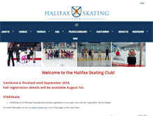 Tablet Screenshot of halifaxskatingclub.com